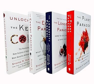 Dr. Steven R Gundry MD 4 Books Collection Set (The Plant Paradox, The Longevity Paradox, The Energy Paradox & Unlocking The Keto Code)